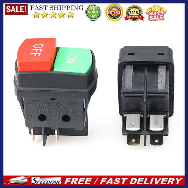 High-power Rocker ON/OFF Toggle Switch ABS Shell for Garden Machinery Power