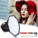PULUZ 20cm Foldable Octagon Flash Light Softbox Flash Light Diffuser Universal