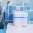Smooth False Tooth Holder Practical Moistureproof Denture Box False Tooth Cas