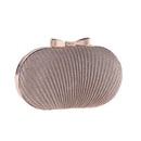 Fashion Evening Clutch Bag Women Pleated Bridal Banquet Wedding Party Handbags