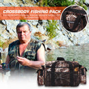 F104 Oxford Fabric Fishing Bag for Fishing Rolls Bait Shoulder Shoulder Shoulder Bag