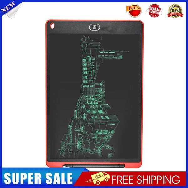 12 inch Digital LCD Writing Tablet Electronic Drawing Pads Board (Red)