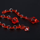 10 X  Acrylic Crystal Beads Garland Chandelier Hanging Wedding Party Decor Newly