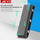 JEYI M.2 NVME NGFF 2280 SSD Heatsink Computer Cooling Thermal Pad (Black) Newly