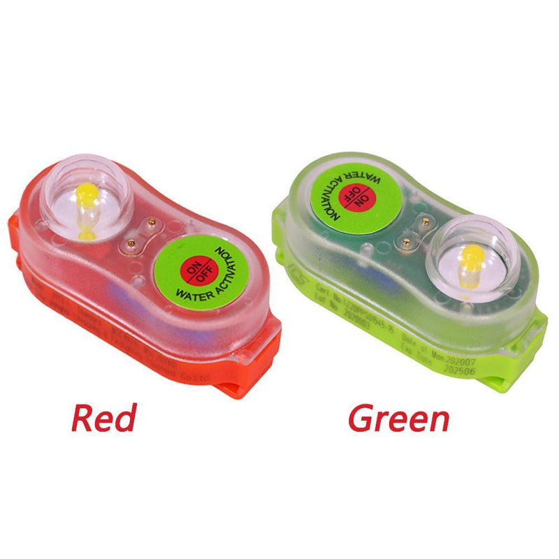 Life Jacket Light LED Self-Lighting Life Saving Conspicuous Lamp (Green)