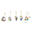 5D DIY Full Special Drill Diamond Painting Keychain Art Pendant(16x7cm) Newly