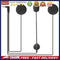 Helmet Intercom Stereo Headsets Bluetooth-compatible Speaker Earphone for V