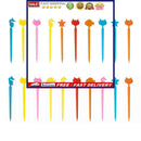 Animal Fruit Picks- Kids Bento Food-Grade Fork Picks for Baby Showers Parti