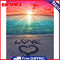Oil Painting By Number Kit Seaside Scenery Canvas Modern DIY Hand Paint Drawing