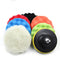 8pcs Car Polishing Disc Waxing Sponge Car Polisher Drill Adapter (5 inch)