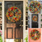 Handmade Eucalyptus Hanging Wreath Autumn Garlands Front Door Decorations Newly