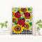 Diamond Drawing Sunflower Ladybug Specially Shaped Partial Drill 5D DIY Cr