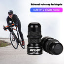 GUB 2pcs Bike Schrader Presta Valve Cap Aluminum Bicycle Tire Cover Protector