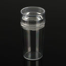 Pure transparent Nail Art Jelly Silicone Nail manicure plate Stamper Scraper