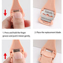 PP Pedicure Callus Shaver Durable Portable Feet Razor Care Tool (Pink) Newly