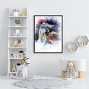 DIY Full Round Drill Diamond Painting 5D Splash Ink Horse Poster Kit Craft