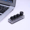 RGB Macro 3 Key + 1 Knob Programmable Mechanical Gaming Keyboard (Black)