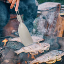 Barbecue Spatula Heavy Duty Stainless Steel Folding Turner for Outdoor Camping