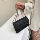 Fashion Shiny Sequins Clutch Evening Bag Sparkling Women Chain Crossbody Handbag