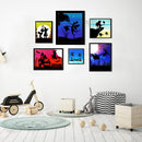 16 Sheets Plastic Art Painting Stencils Set Hollow Color Filling Template