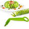 1pc Spiral Screw Hand Slicer  Plastic Vegetables Fruits Kitchen Accessories