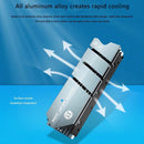 JEYI ColdFish-Gray NVME NGFF SSD Heatsink PC Hard Drive Heat Dissipation Cooler
