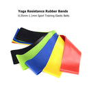5pcs Resistance Latex Rubber Bands Loop Yoga Fitness Sports Workout Elastic Belt