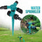 360° Rotating Lawn Sprinkler Yard Garden Water Sprinklers Y5R8 Irrigation G3O1