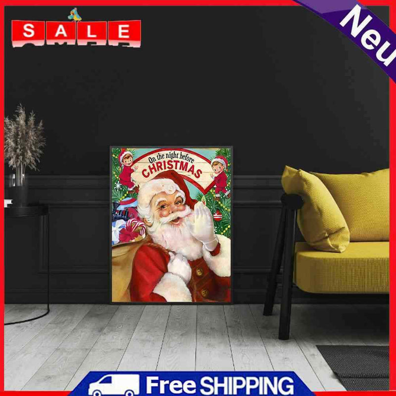 Santa Claus 5D DIY Diamond Painting Kits Full Round Drill Wall Decoration Kuns