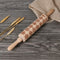 Christmas Snowflake Embossing Rolling Pin Baking Cookies Engraved Roller