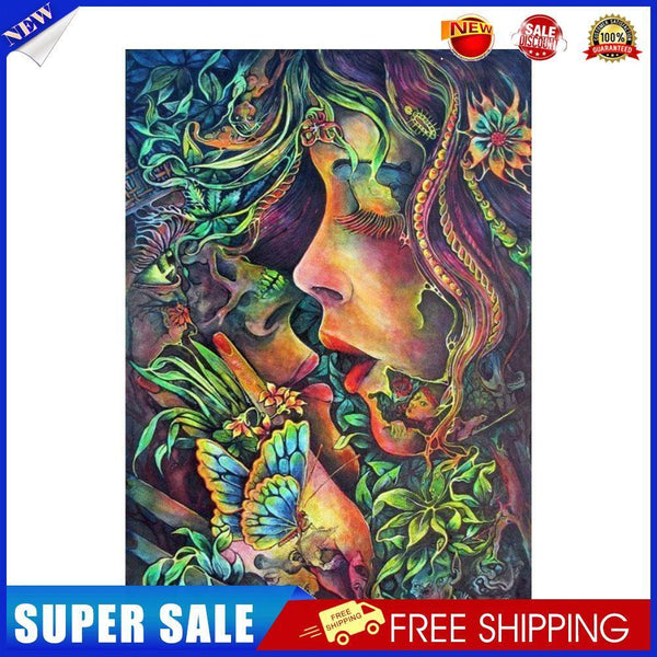 Abstract Beauty Oil Paint By Numbers Kit Canvas Picture Wall Art DIY (B731)