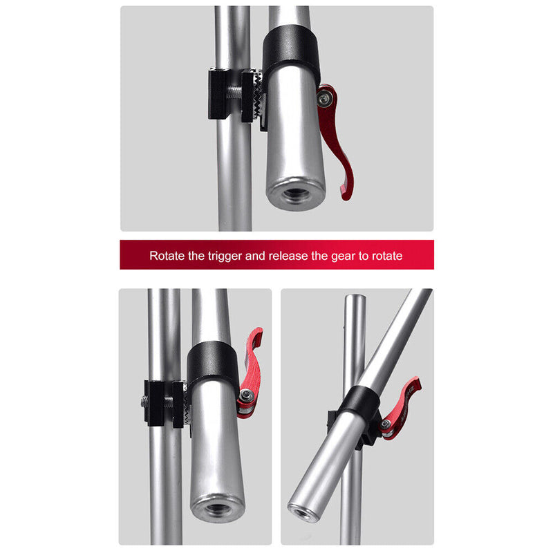 Universal Fishing Umbrella Connector Adjustable Fixed Clip Bracket (Black) Newly