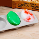 4 Grids Kitchen Silicone Mould DIY Handmade Baking Soap Moulds Soap Making Mold