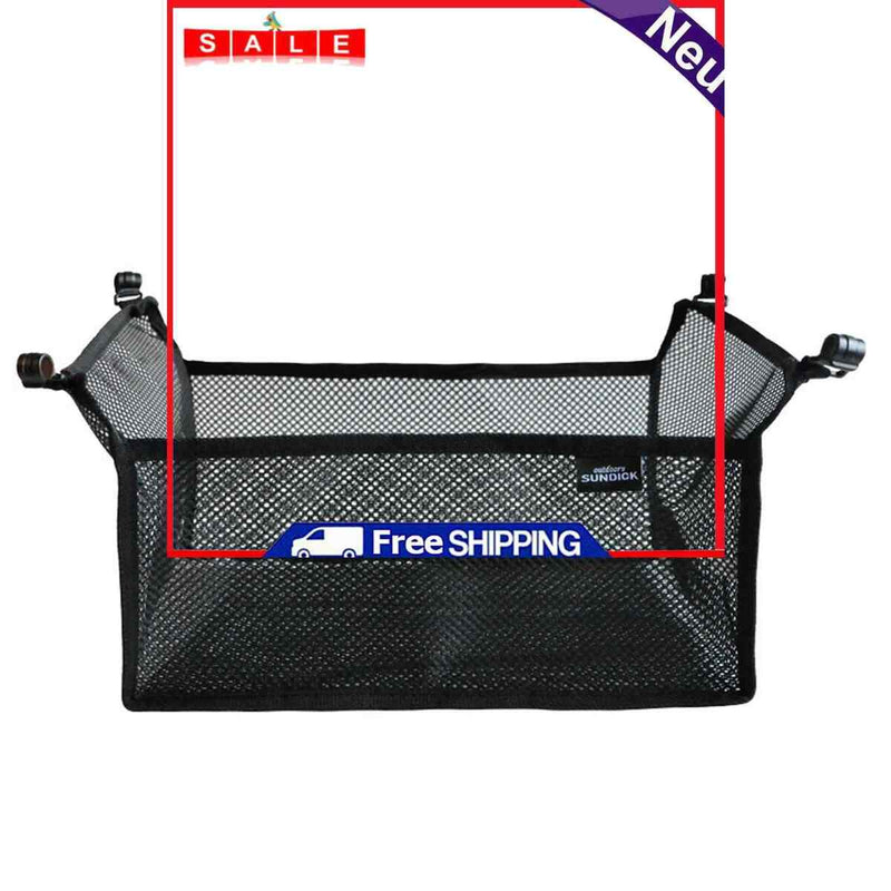 SUNDICK Folding Table Net Bag Net Holder Bag under Desk for Picnic Camping
