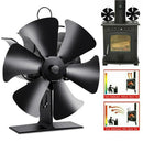 High-temperature Log Wood Burner Fireplace Fan Stove Fan Fire Burning