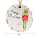 Christmas Hanging Pendnat for Window Front Door Car Mirror Xmas Ornaments
