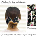 Wire Headband Hair Bun Maker Classy Multicolor Cloth Bow Hair Bands Deft Bun