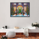 DIY Full Round Drill Diamond Painting 5D Christmas Festival Poster Kit