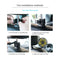 Back Seat Fan 3-speed Wind Adjustment Fan Blades USB Auto Cooling Wind 5 ABS Fan