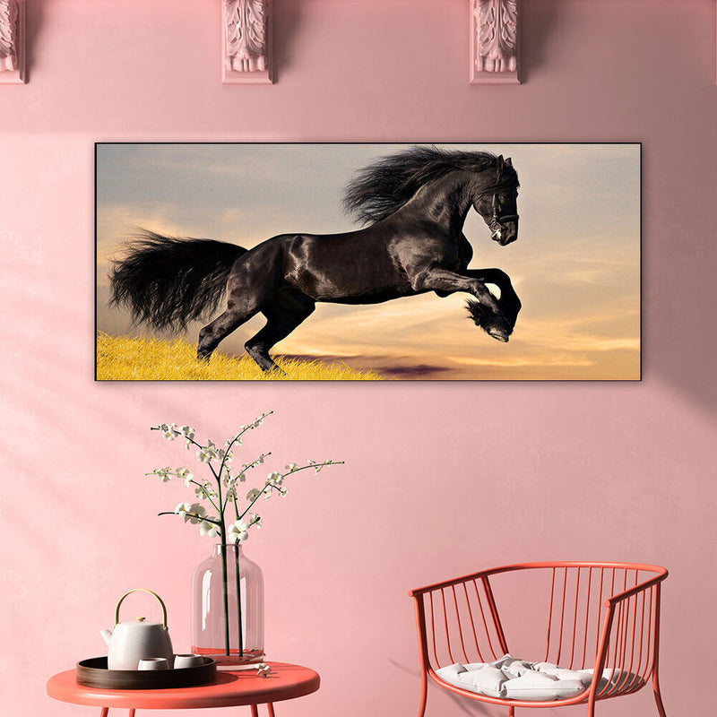 Running Horse Diamond Painting Rhinestone Full Round Drill for Decoration (Y630)