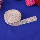 5 Yard Floral Ribbon Clothing Tape Label DIY Craft Bowknot Sewing Accessory