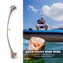 20x Fishing Line Anti-Bite Anti-Tangle Steel Braided Wire Leader Fishing Tool
