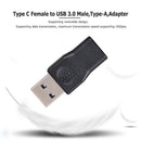 USB-C Type C Female to USB 3.0 Male Port Type-A Adapter Converter Connector