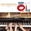 6pcs Luthier Tuner Parts Piano Maintenance Kit w/ Tuning Tool Rubber Mute Wrench