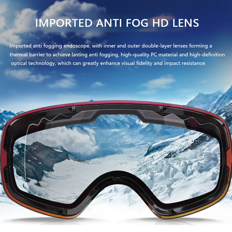 Ski Goggles Anti-fog UV Protection Men Women Snowboard Goggles for Winter S