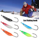 mini lead fish 35mm/2.7g Ice Fishing hook Lead Hard Hook AD-Sharp Winter Bait