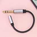6.35mm 1/4"" Male to 3.5mm 1/8"" Female Audio Adapter Cable for Amplifier