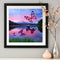 5D DIY Diamond Painting Butterfly Lake Full Round Drill Embroidery Craft Kits
