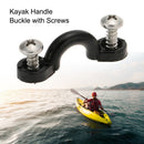 10pcs C Type Deck Rope Buckles Kayak Humpback Handle Buckle with Screws Kit