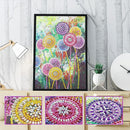 5D DIY Special Shaped Diamond Painting Flower Embroidery Mosaic Kits Wall D
